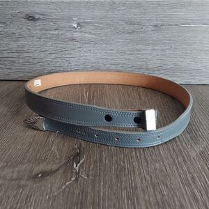 Nocona Gray Leather Belt 28